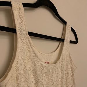 Cream Lace Mossimo Dress